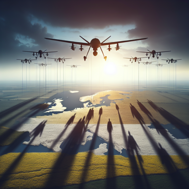 L&rsquo;Europe à l&rsquo;aube d&rsquo;une ère pré-guerre : la Russie déploie 12 drones en Ukraine