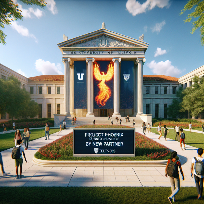 - 1 L'Université de l'Illinois choisit un nouveau partenaire pour financer le projet Phoenix