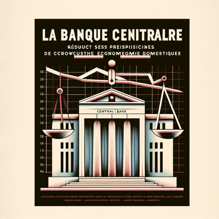 - 18 La Banque centrale réduit ses prévisions de croissance économique domestique