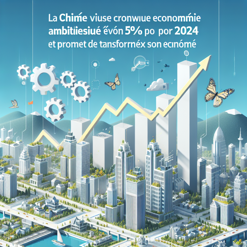 - 1 La Chine vise une croissance économique ambitieuse d'environ 5% pour 2024 et promet de transformer son économie