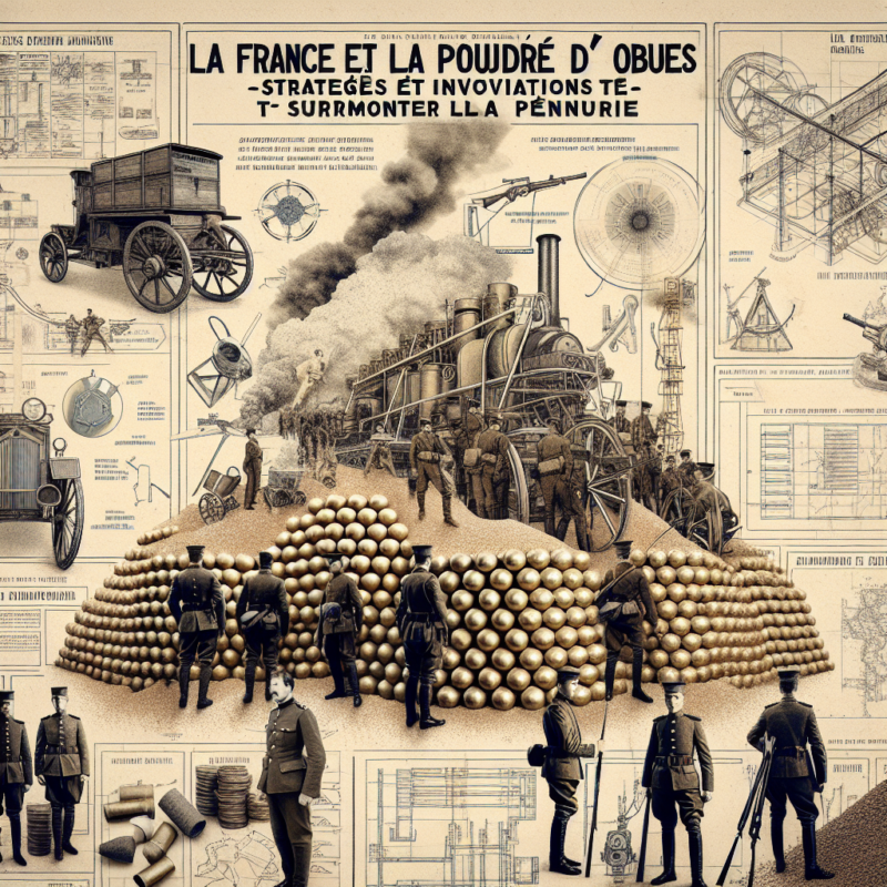 - 1 La France et la crise de la poudre d'obus : stratégies et innovations pour surmonter la pénurie