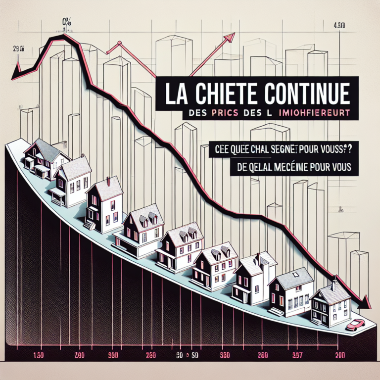 - 2 La chute continue des prix de l’immobilier : ce que cela signifie pour vous