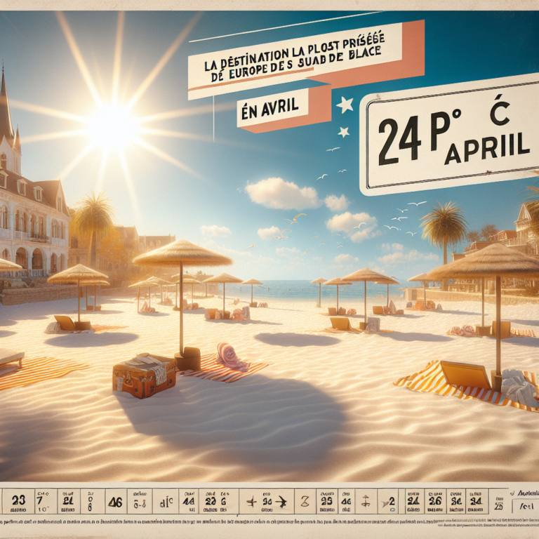 La destination la plus prisée d&rsquo;Europe en avril : des plages de sable blanc à 24°C | Actualités voyage