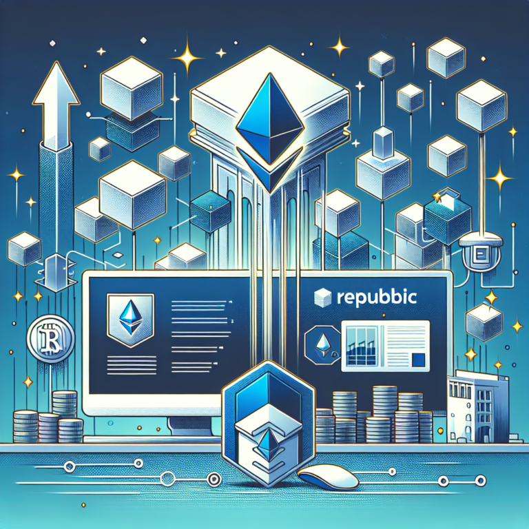Lancement sur Republic d&rsquo;une plateforme de biens immobiliers tokenisés basée sur Ethereum : une innovation à découvrir