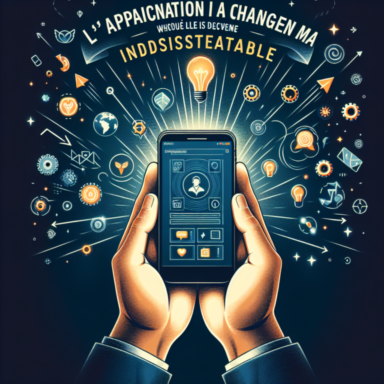 L’application qui a changé ma vie : pourquoi elle est devenue indispensable