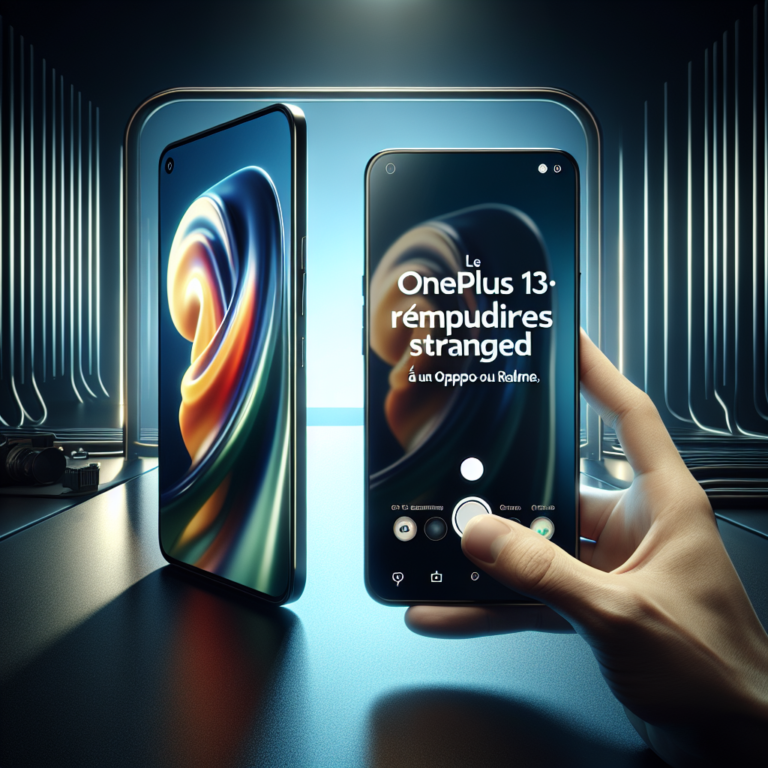Le OnePlus 13 : quand votre smartphone ressemble étrangement à un Oppo ou Realme