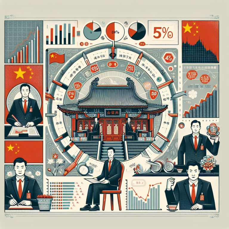 Le Premier ministre chinois annonce un objectif de croissance économique de 5 %, équivalent au taux de l&rsquo;année dernière