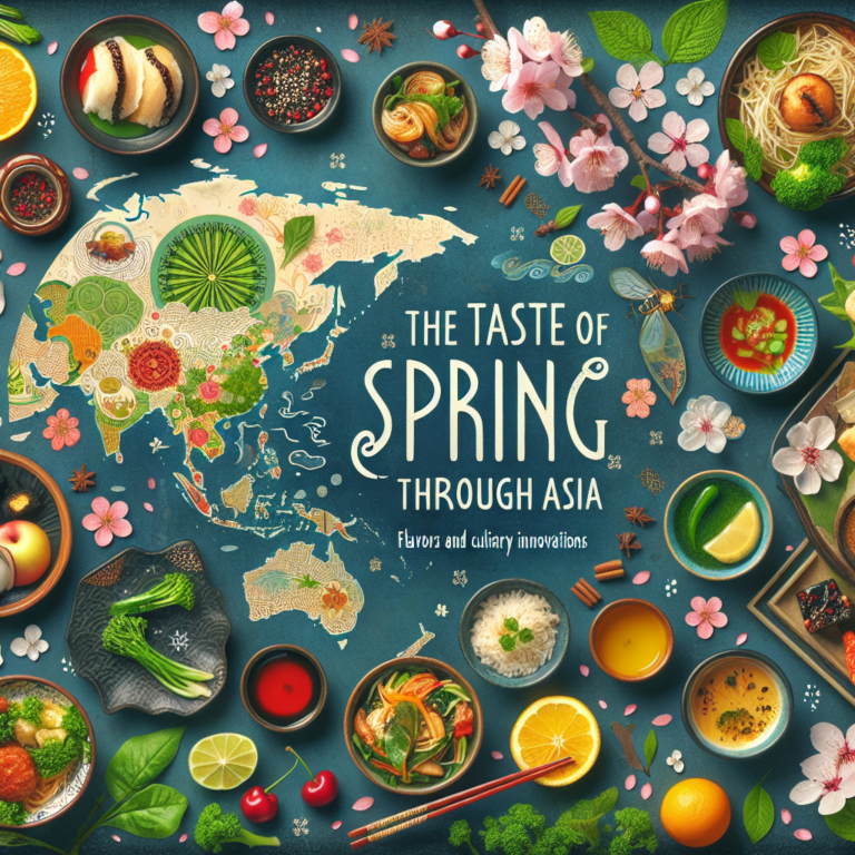 Le goût du printemps à travers l&rsquo;Asie : saveurs et innovations culinaires
