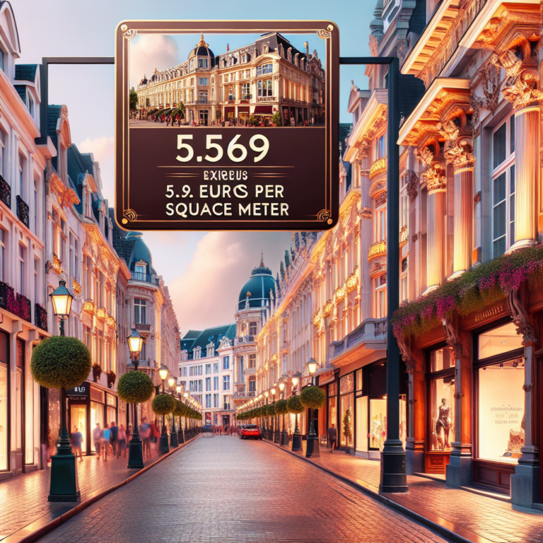 - 26 Le prix du luxe : 5.569 euros le mètre carré dans la rue la plus chère de Belgique
