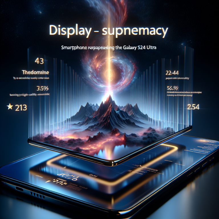 Le smartphone qui surpasse le Galaxy S24 Ultra en qualité d’écran