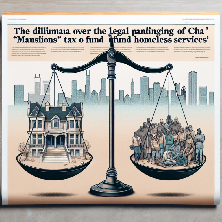 Le taxe sur les &lsquo;mansions&rsquo; de Chicago pour financer les services aux sans-abri en suspens légal : un dilemme sur le bulletin de vote