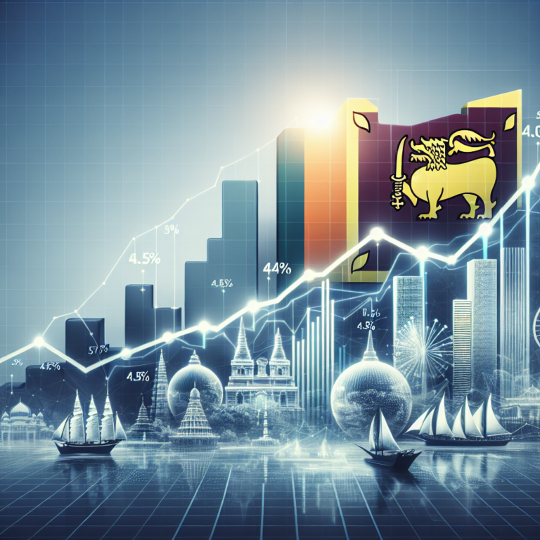 L&rsquo;économie du Sri Lanka enregistre une croissance de 4,5 % au quatrième trimestre de 2023