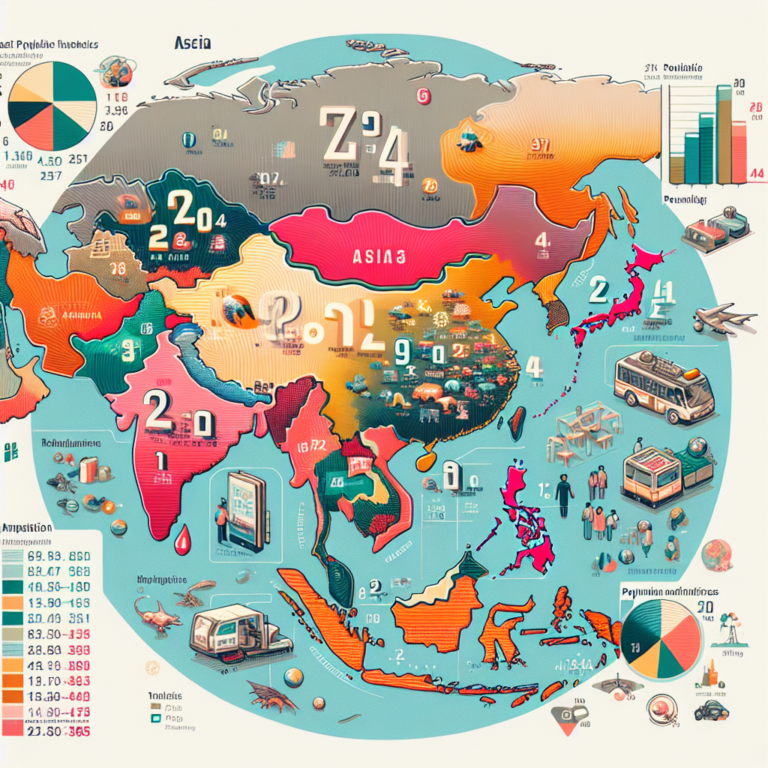 Les 20 pays les plus peuplés d&rsquo;Asie : un aperçu crucial pour comprendre les tendances actuelles