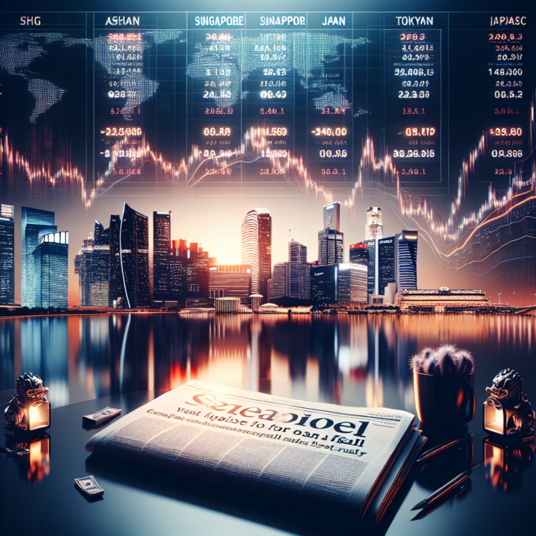 Les marchés asiatiques prêts à chuter après une pause dans le rallye de Wall Street ; données économiques attendues pour Singapour et le Japon