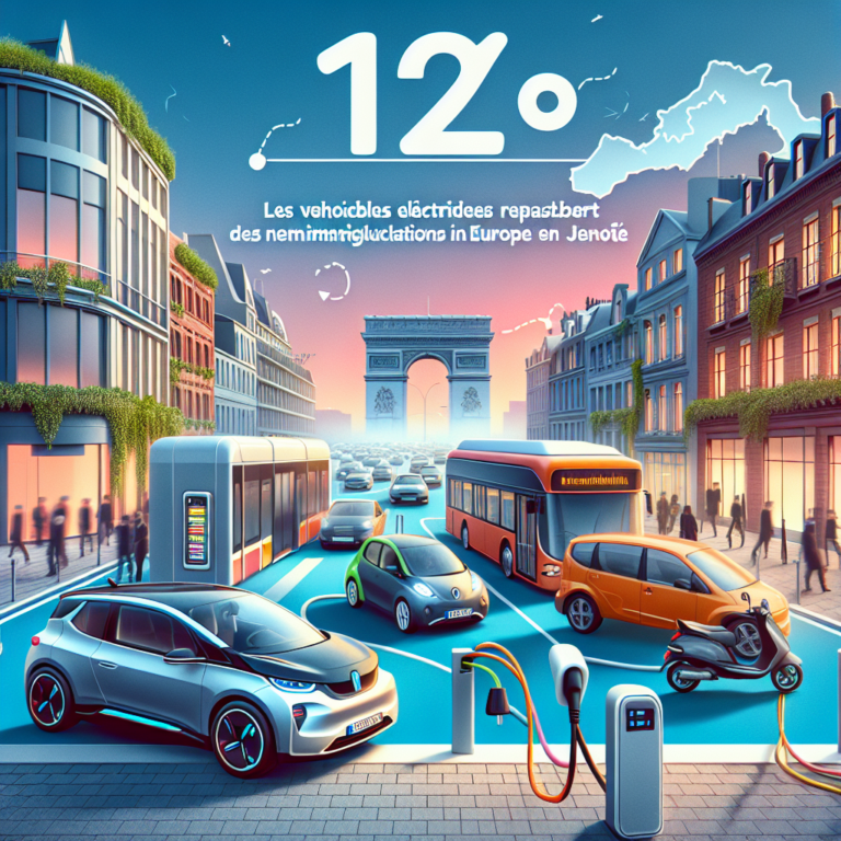 Les véhicules électriques représentent 12 % des nouvelles immatriculations en Europe en janvier