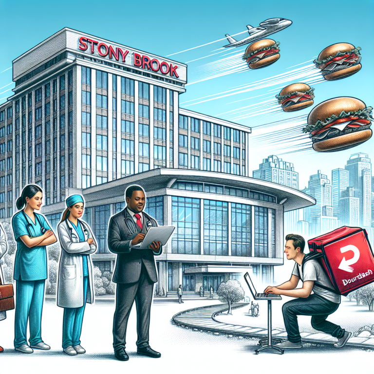 L&rsquo;hôpital de Stony Brook lance une application à la manière de DoorDash