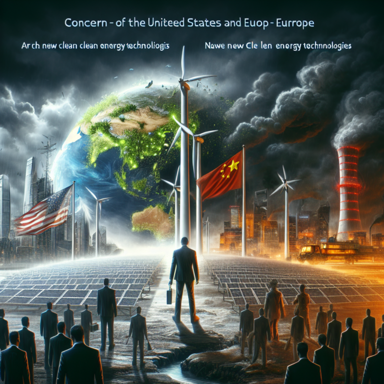 L&rsquo;inquiétude des États-Unis et de l&rsquo;Europe face à la domination chinoise dans les technologies d&rsquo;énergie propre