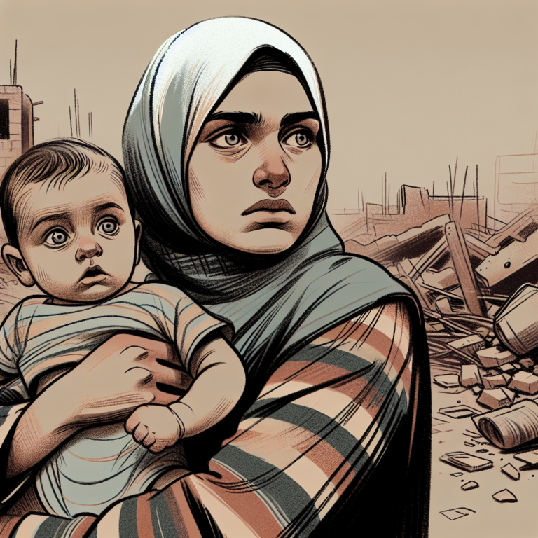 Née le 7 octobre : le combat d&rsquo;une mère à Gaza pour nourrir son bébé