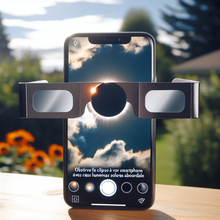 Observez l&rsquo;éclipse à travers votre smartphone avec ces lunettes solaires abordables