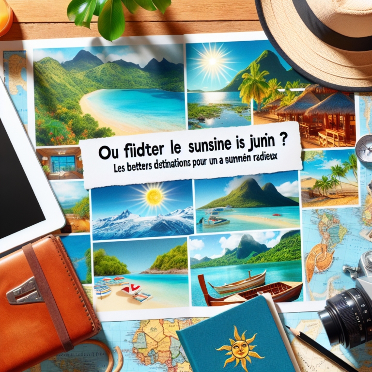 Où trouver le soleil en juin ? Les meilleures destinations pour un été radieux