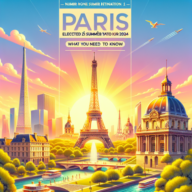 Paris élue destination estivale numéro un pour 2024 : ce que vous devez savoir