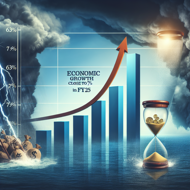Prévisions de croissance économique proche de 7% en FY25 : les risques demeurent | Économie & Politique