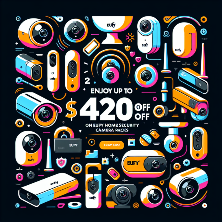 - 43 Profitez jusqu’à 420 $ de réduction sur les packs de caméras de sécurité domestique Eufy