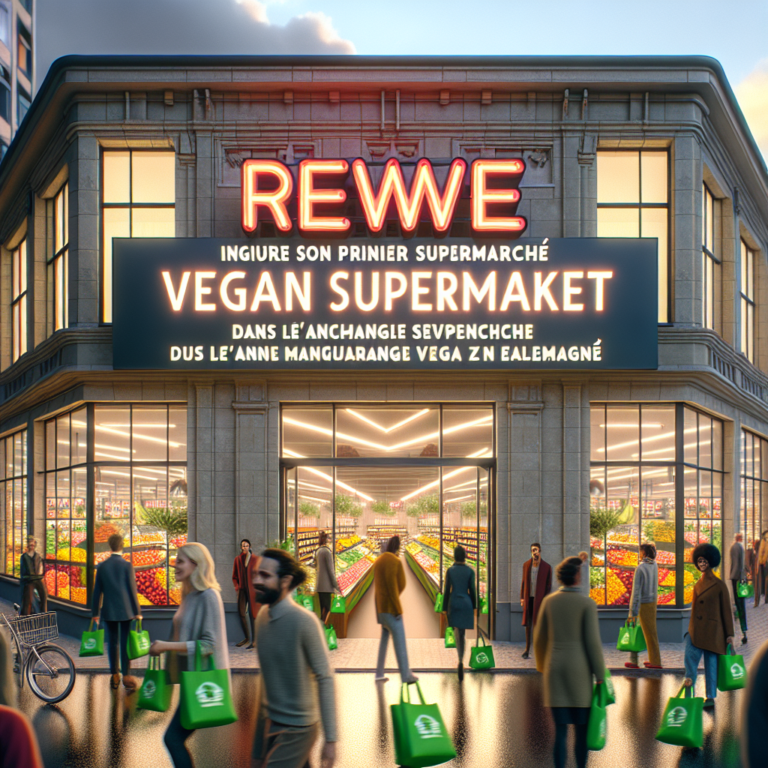 - 1 REWE inaugure son premier supermarché végan dans l’ancien magasin Veganz en Allemagne