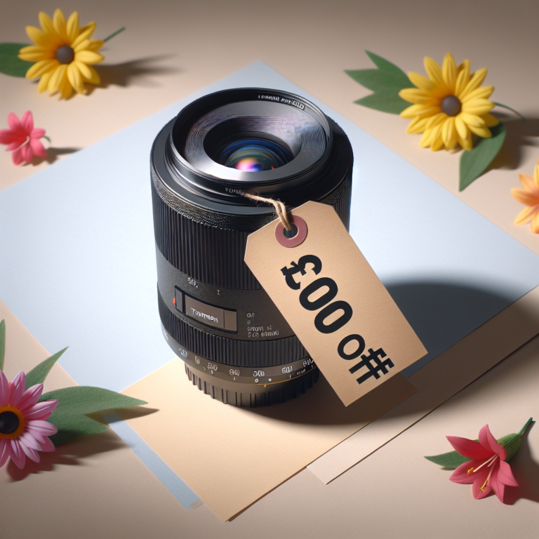 - 30 Réduction de 100 £ sur les objectifs Tamron pour Fujifilm X et Sony E-mount lors des soldes de printemps