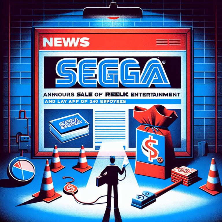 Sega annonce la vente de Relic Entertainment et le licenciement de 240 employés