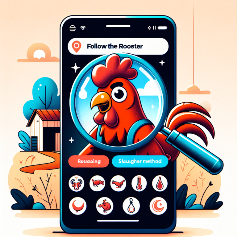 Suivez le Coq : l’application qui révèle le mode d’abattage de votre viande
