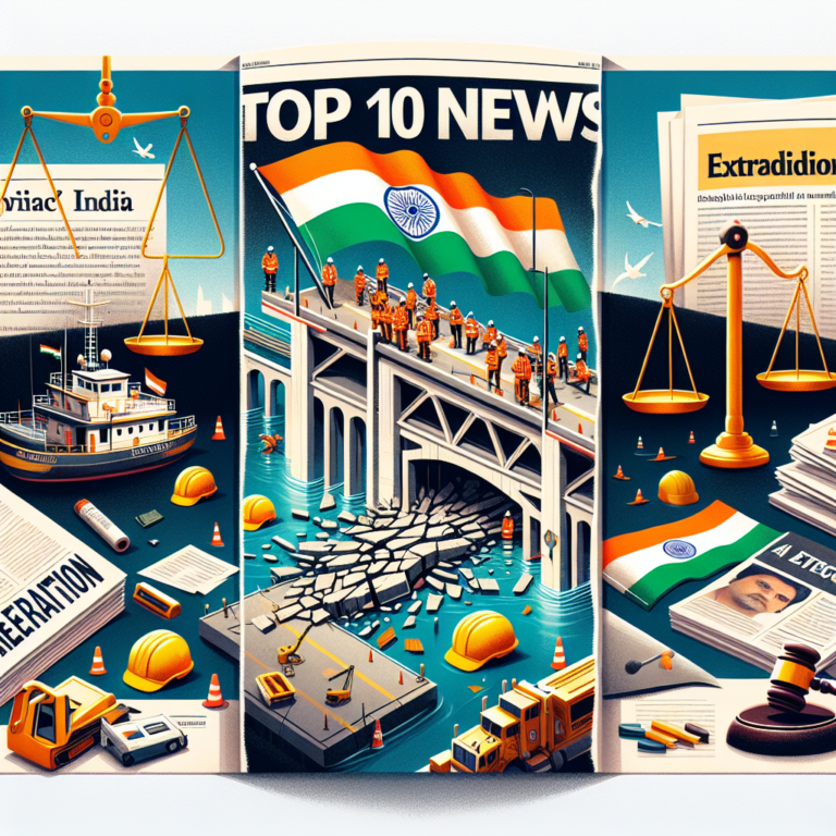 Top 10 des actualités : L&rsquo;équipage indien sain et sauf après l&rsquo;effondrement d&rsquo;un pont à Baltimore ; extradition d&rsquo;Assange en attente et plus encore