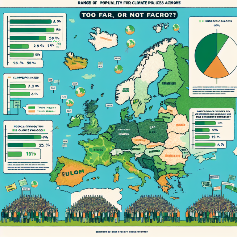 Trop loin ou pas assez ? Les politiques climatiques les plus et les moins populaires en Europe