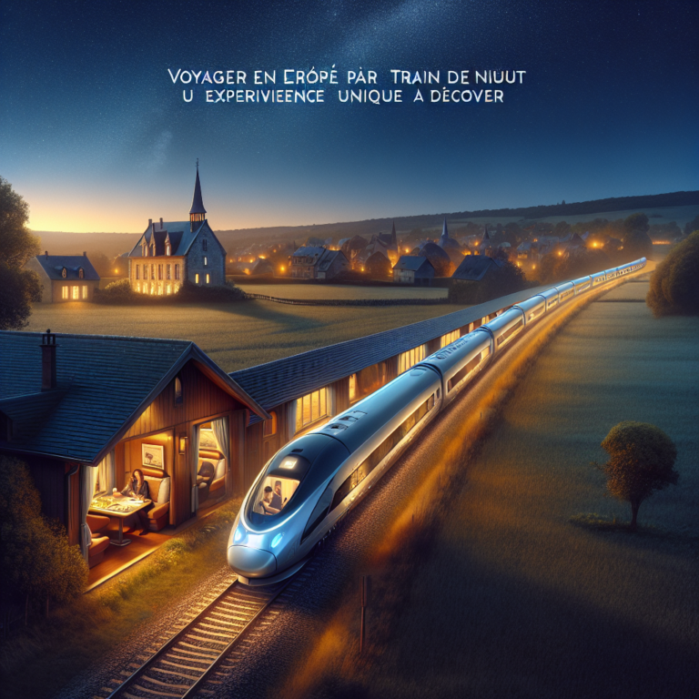Voyager en Europe par train de nuit : une expérience unique à découvrir