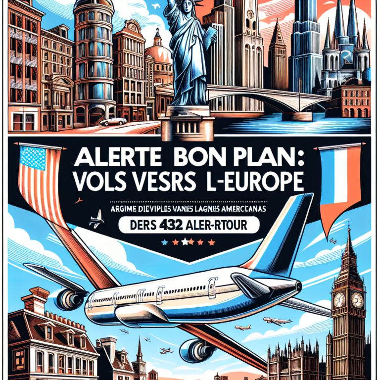 Alerte bon plan : vols vers l’Europe depuis plusieurs villes américaines dès 432 $ aller-retour