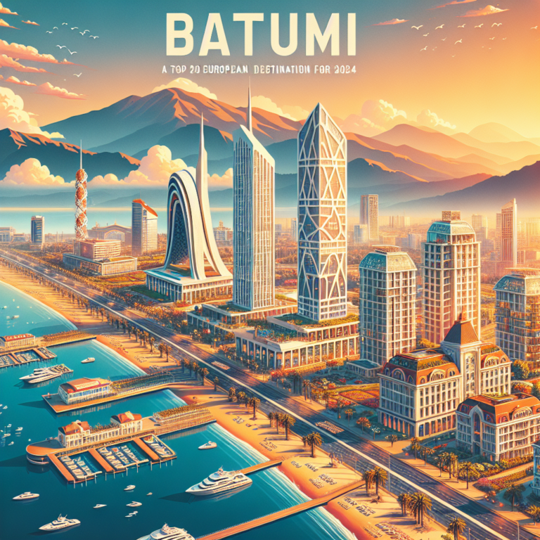 Batumi se distingue parmi les 20 meilleures destinations européennes pour 2024