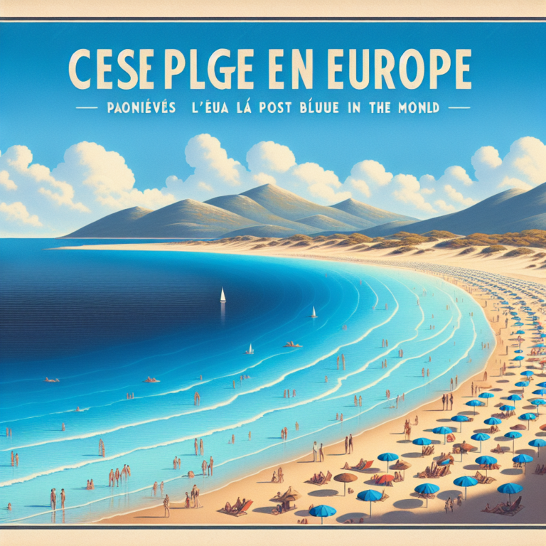 Cette plage en Europe possède l’eau la plus bleue du monde