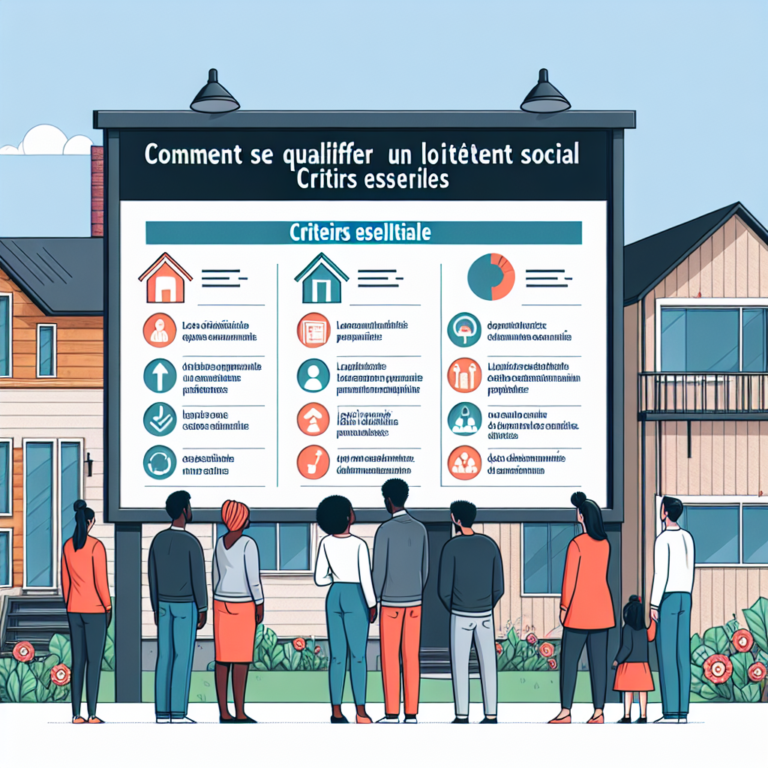 Comment se qualifier pour un logement social : critères essentiels