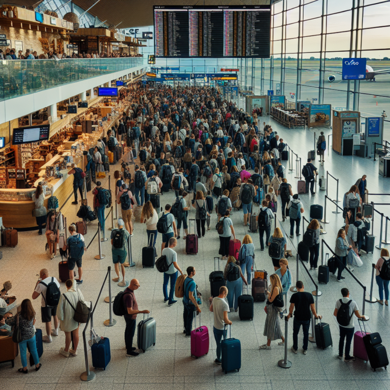 Départs en vacances : affluence record ce samedi matin à l&rsquo;aéroport de Findel