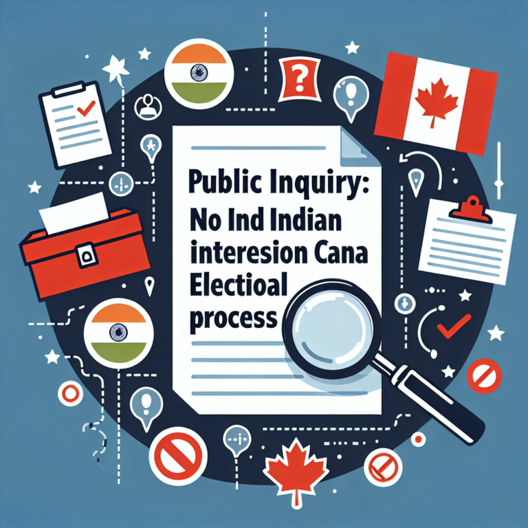 Enquête publique : « Aucune ingérence indienne dans le processus électoral canadien » | Actualités mondiales