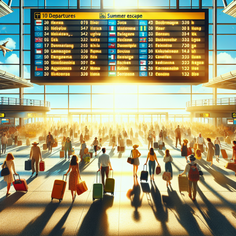 Évasion estivale : 103 destinations au départ de l’EuroAirport pour vos vacances