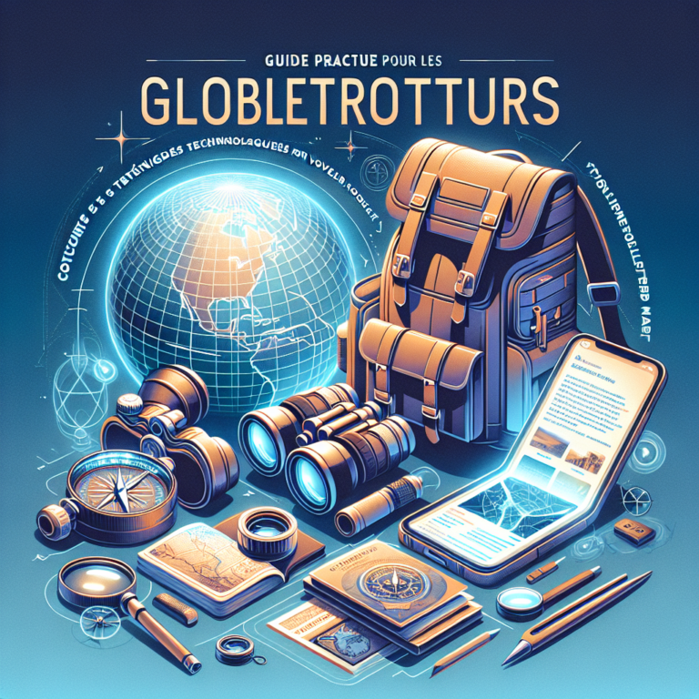 Guide pratique pour les globetrotteurs : conseils et tendances technologiques pour voyager malin