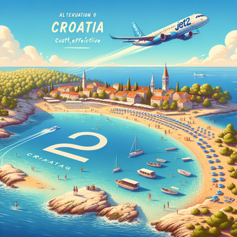 Jet2 inaugure des vols vers une station balnéaire européenne : l&rsquo;alternative économique à la Croatie