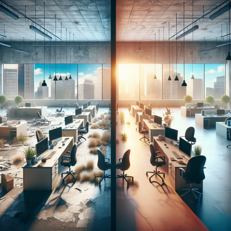 La double crise de l'immobilier de bureau : enjeux et perspectives