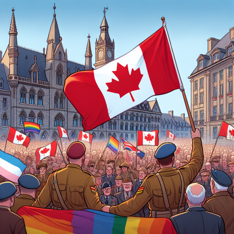 Le Canada guide les vétérans 2SLGBTQI+ lors de la commémoration de la Première Guerre mondiale en Europe