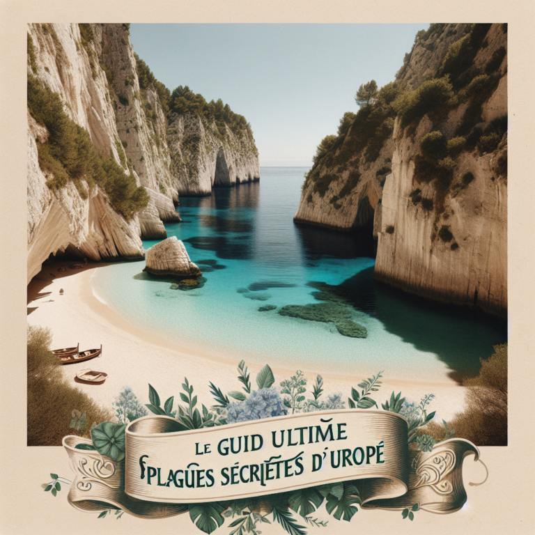 Le guide ultime des plages secrètes d’Europe