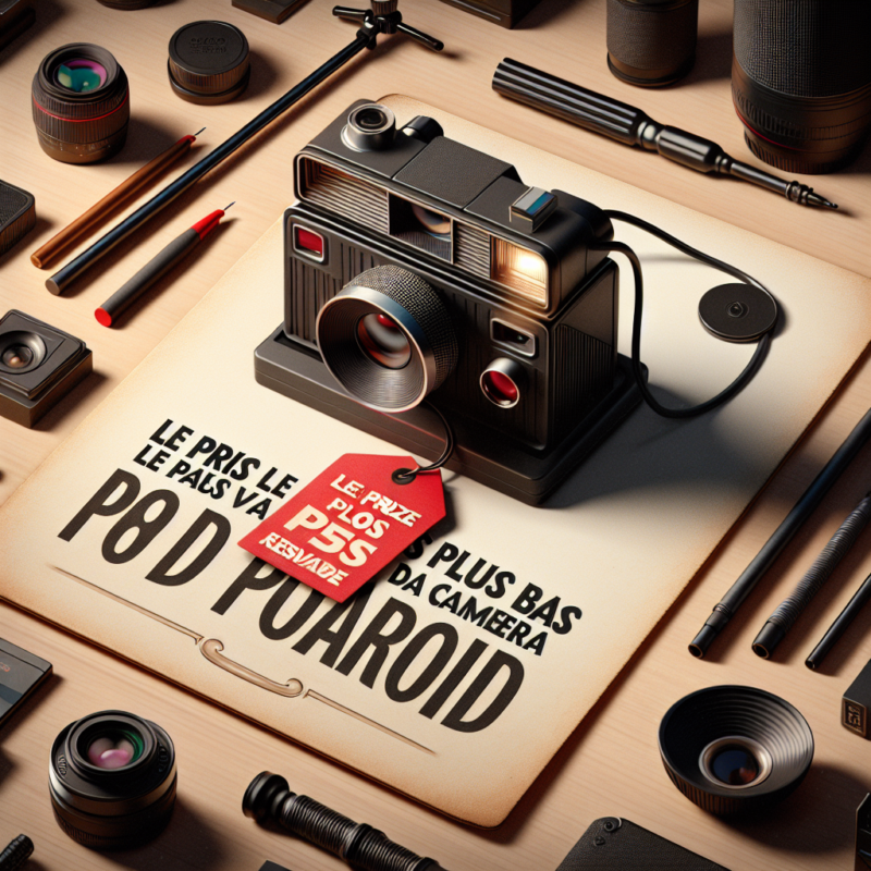 - 1 Le prix le plus bas jamais vu pour la caméra pro de Polaroid