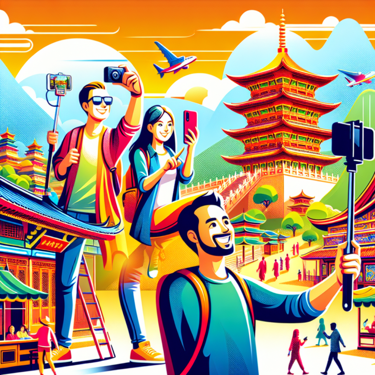 Les selfies des touristes, moteur des destinations de vacances en Chine