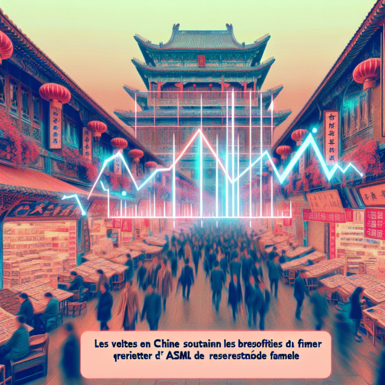 Les ventes en Chine soutiennent les bénéfices du premier trimestre d&rsquo;ASML malgré des réservations faibles