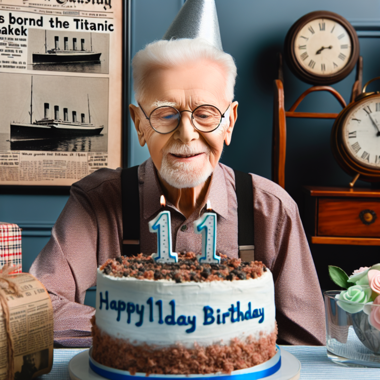 L&rsquo;homme le plus âgé du monde, né l&rsquo;année du naufrage du Titanic, fête ses 111 ans